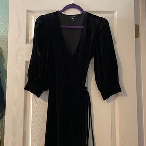 1.State black velour dress size XS